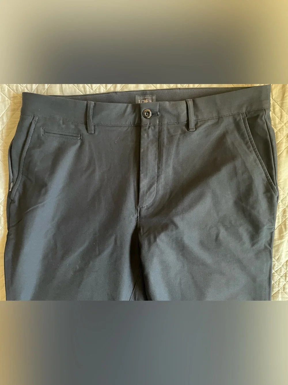 J. CREW 1040 Athletic Tapered-fit tech pant in Navy (DIN) Size 34/32 $128 CH147